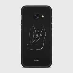 SILHOUETTE BODY Samsung Galaxy A3 (2017) case - thin fit matte black (D163)