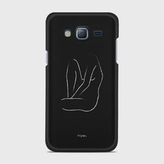 SILHOUETTE BODY Samsung Galaxy J3 (2016) case - thin fit matte black (D163)