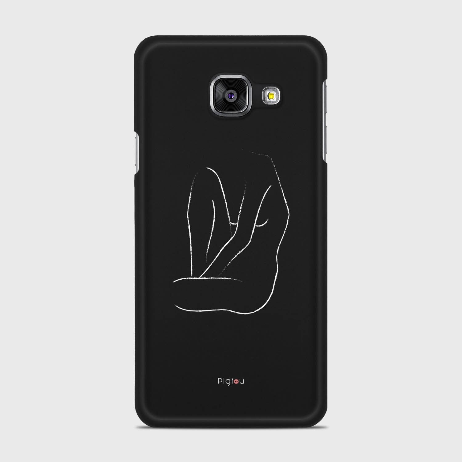 SILHOUETTE BODY Samsung Galaxy A3 (2016) case - thin fit matte black (D163)