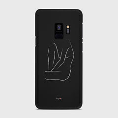 SILHOUETTE BODY Samsung Galaxy S9 case - thin fit matte black (D163)