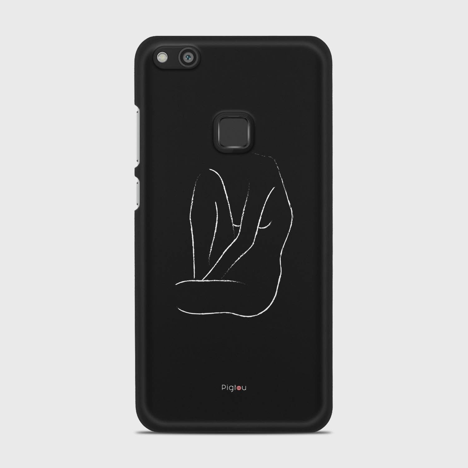 SILHOUETTE BODY Huawei P10 Lite case - thin fit matte black (D163)