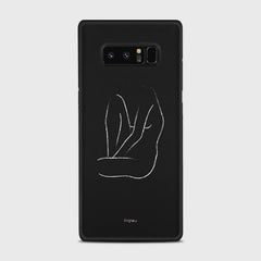 SILHOUETTE BODY Samsung Galaxy Note 8 case - thin fit matte black (D163)