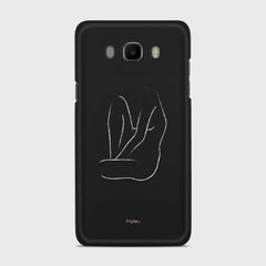 SILHOUETTE BODY Samsung Galaxy J7 (2016) case - thin fit matte black (D163)