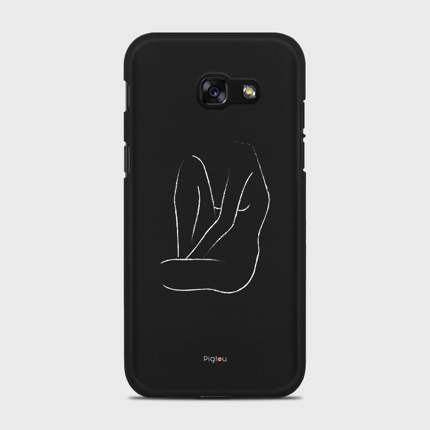 SILHOUETTE BODY Samsung Galaxy A5 (2017) case - thin fit matte black (D163)