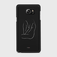 SILHOUETTE BODY Samsung Galaxy Note 5 case - thin fit matte black (D163)