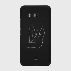 SILHOUETTE BODY HTC U11 case - thin fit matte black (D163)