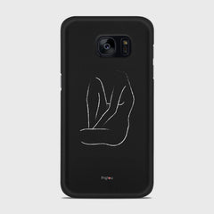 SILHOUETTE BODY Samsung Galaxy S7 case - thin fit matte black (D163)