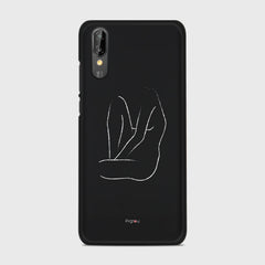 SILHOUETTE BODY Huawei P20 case - thin fit matte black (D163)