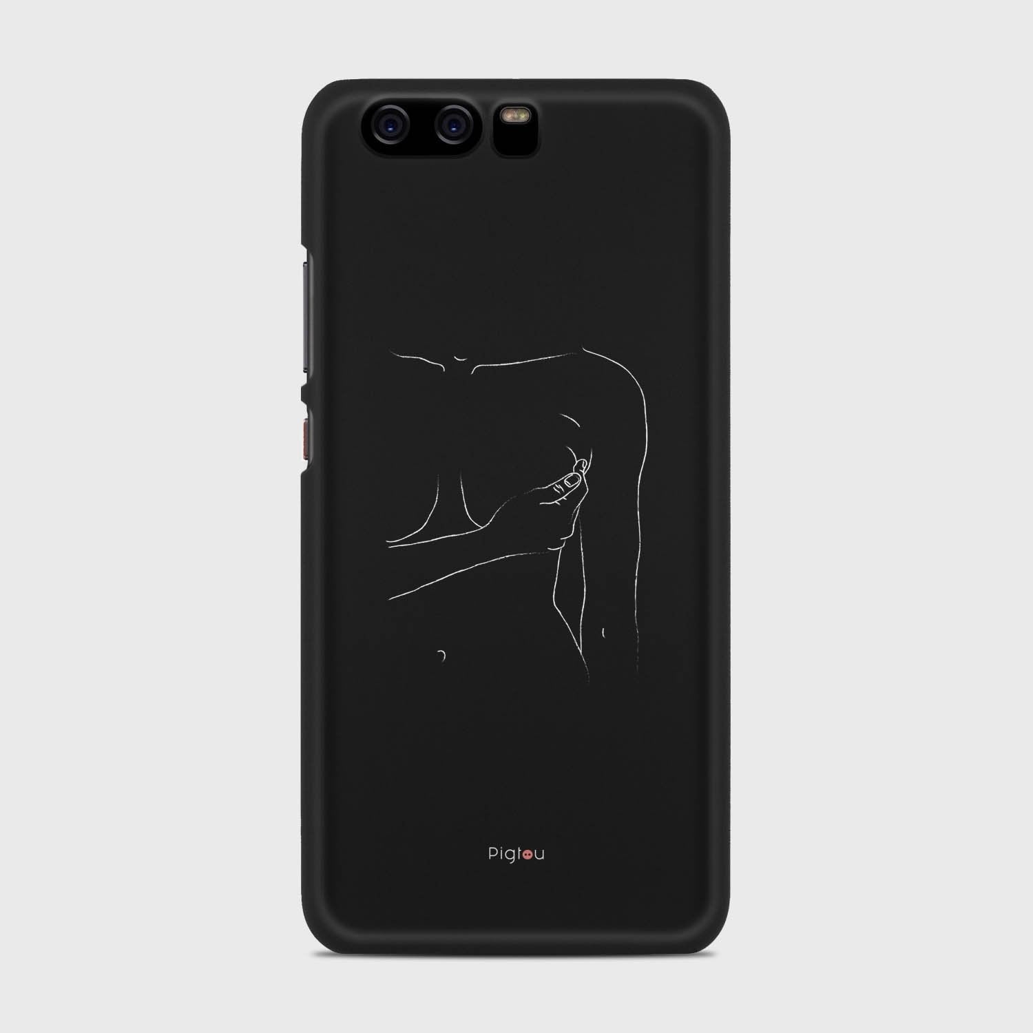 SILHOUETTE WOMAN Huawei P10 case - thin fit matte black (D164)