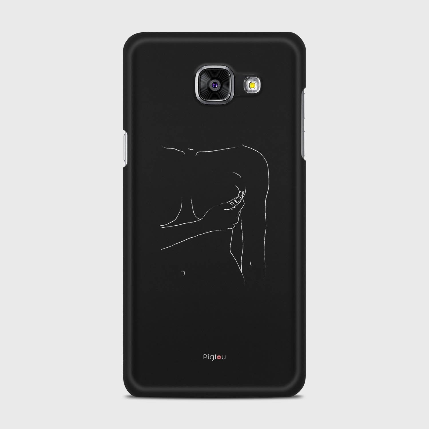 SILHOUETTE WOMAN Samsung Galaxy A5 (2016) case - thin fit matte black (D164)