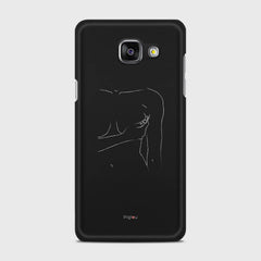 SILHOUETTE WOMAN Samsung Galaxy A5 (2016) case - thin fit matte black (D164)
