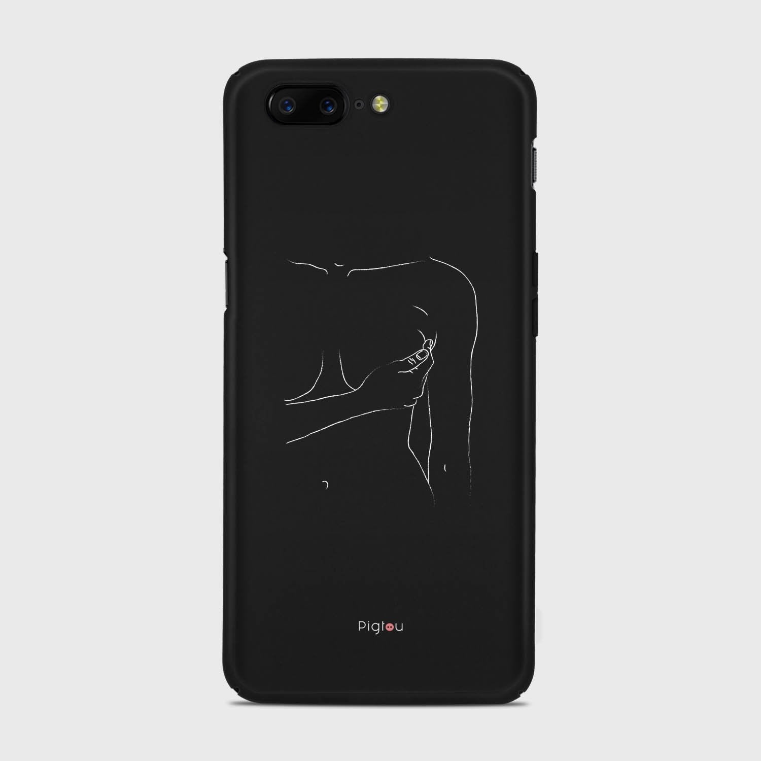 SILHOUETTE WOMAN Samsung Galaxy A3 (2015) case - thin fit matte black (D164)