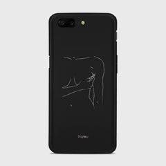 SILHOUETTE WOMAN Samsung Galaxy A3 (2015) case - thin fit matte black (D164)