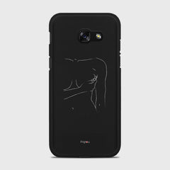 SILHOUETTE WOMAN Samsung Galaxy A5 (2017) case - thin fit matte black (D164)