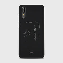 SILHOUETTE WOMAN Huawei P20 case - thin fit matte black (D164)