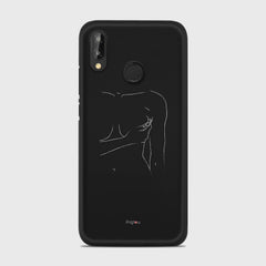SILHOUETTE WOMAN Huawei P20 Lite case - thin fit matte black (D164)