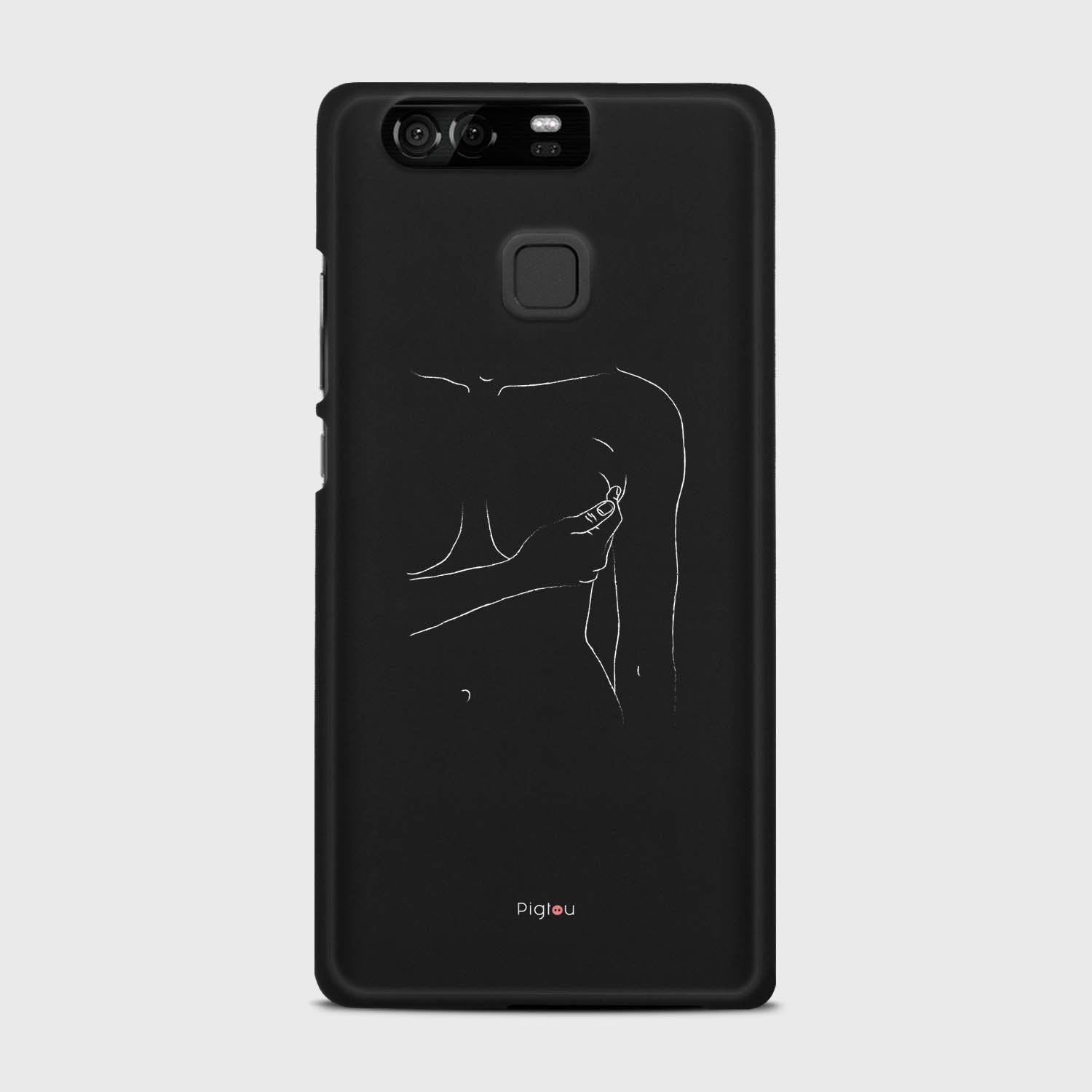 SILHOUETTE WOMAN Huawei P9 case - thin fit matte black (D164)