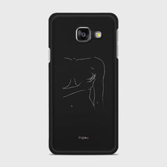 SILHOUETTE WOMAN Samsung Galaxy A3 (2016) case - thin fit matte black (D164)