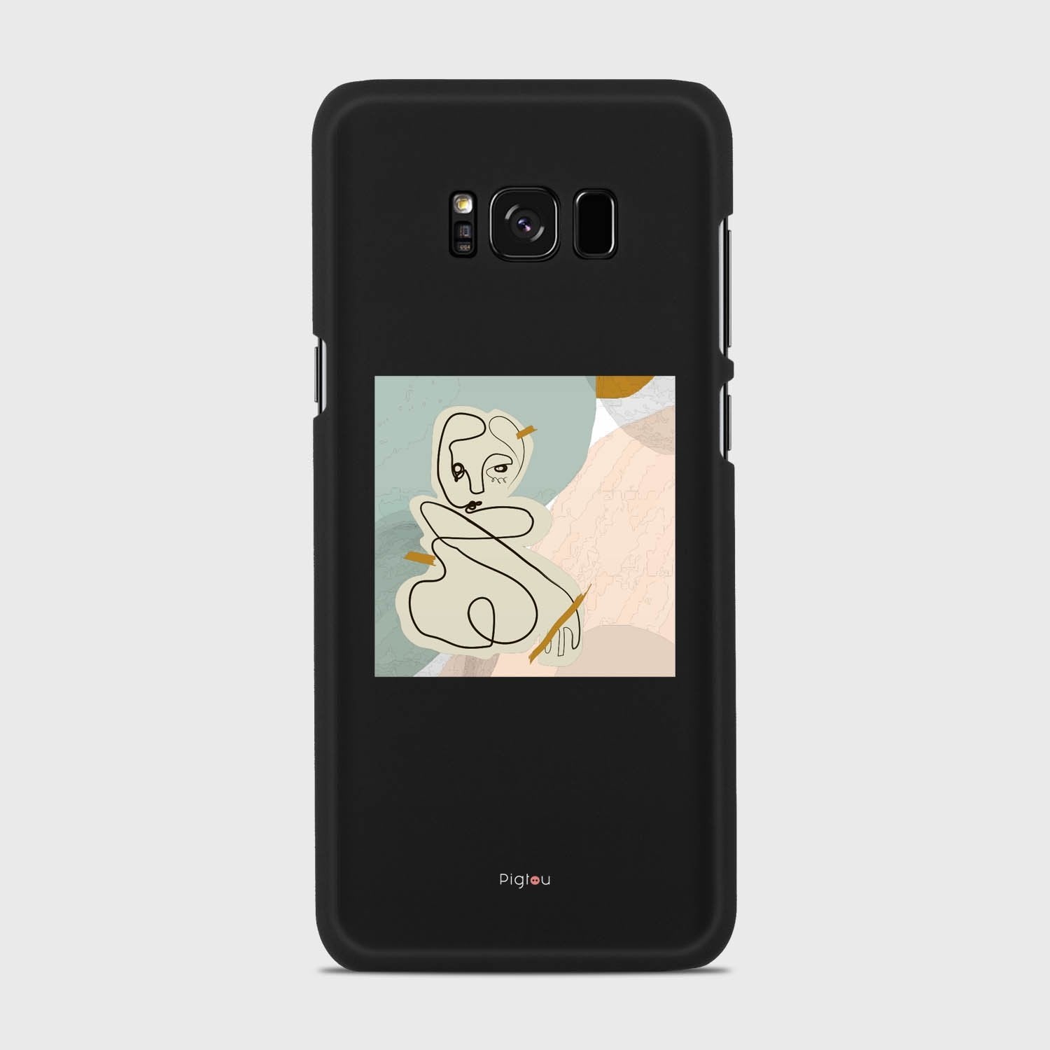 SILHOUETTE BEAUTY Samsung Galaxy S8 Plus case - thin fit matte black (D165)