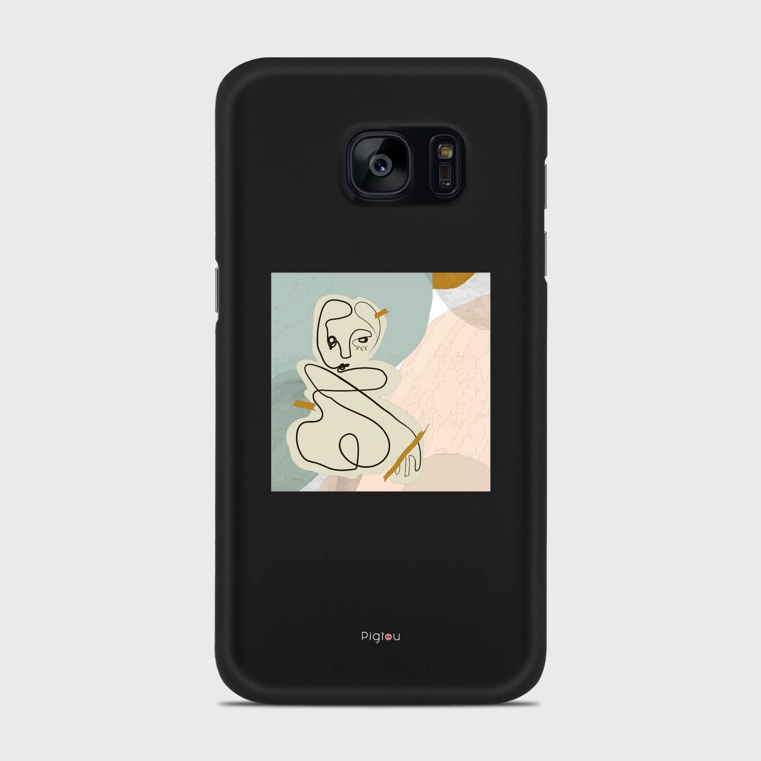 SILHOUETTE BEAUTY Samsung Galaxy S7 Edge case - thin fit matte black (D165)