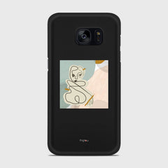 SILHOUETTE BEAUTY Samsung Galaxy S7 Edge case - thin fit matte black (D165)