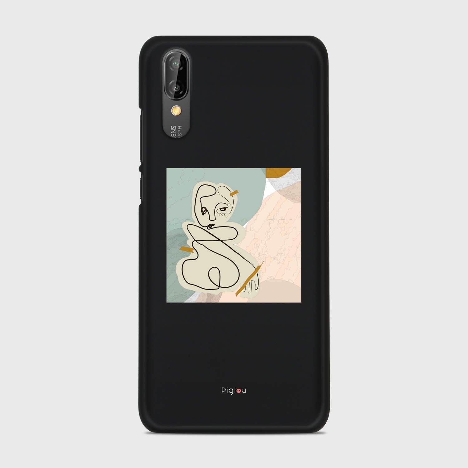 SILHOUETTE BEAUTY Huawei P20 case - thin fit matte black (D165)