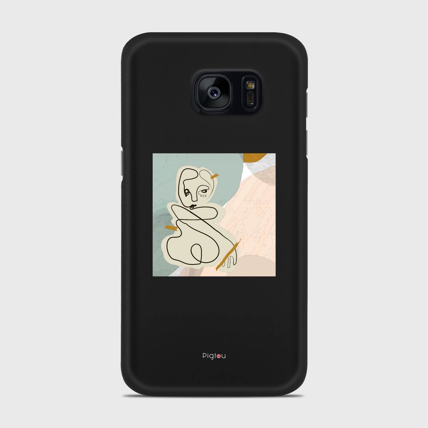 SILHOUETTE BEAUTY Samsung Galaxy S7 case - thin fit matte black (D165)