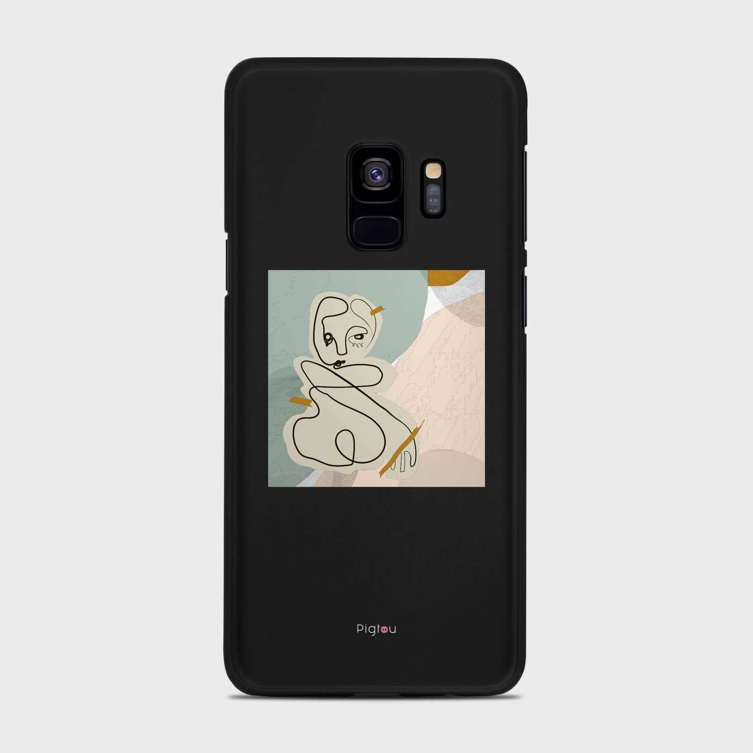 SILHOUETTE BEAUTY Samsung Galaxy S9 case - thin fit matte black (D165)
