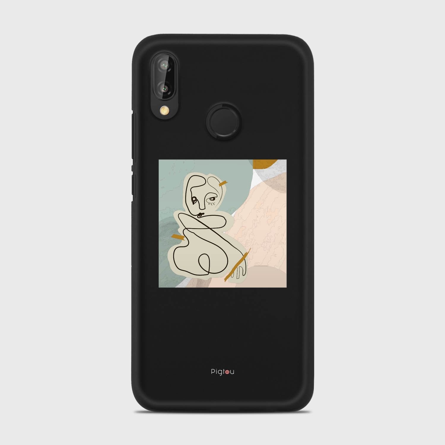 SILHOUETTE BEAUTY Huawei P20 Lite case - thin fit matte black (D165)
