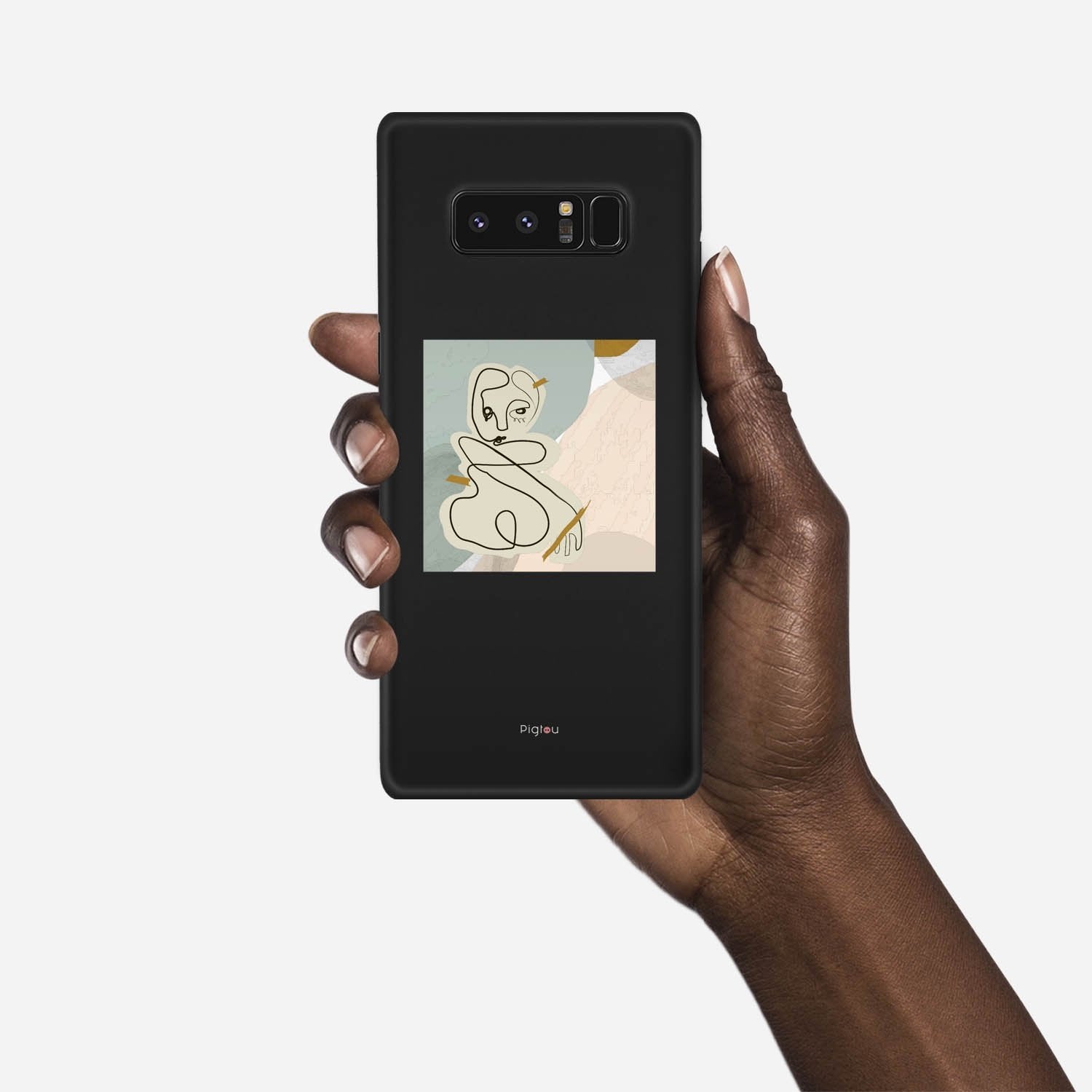 SILHOUETTE BEAUTY Samsung Galaxy Note 8 case - thin fit matte black (D165)