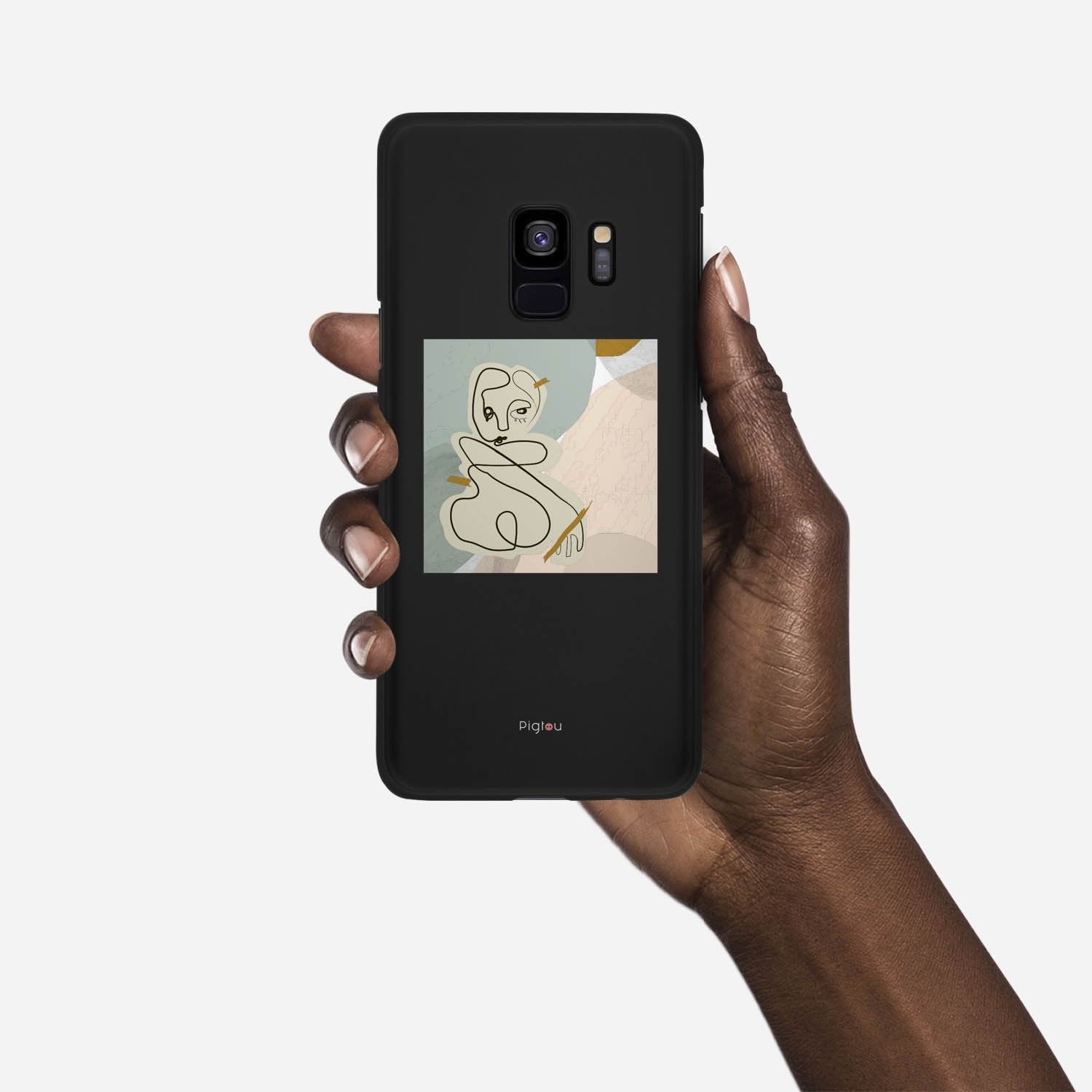 SILHOUETTE BEAUTY Samsung Galaxy S9 case - thin fit matte black (D165)