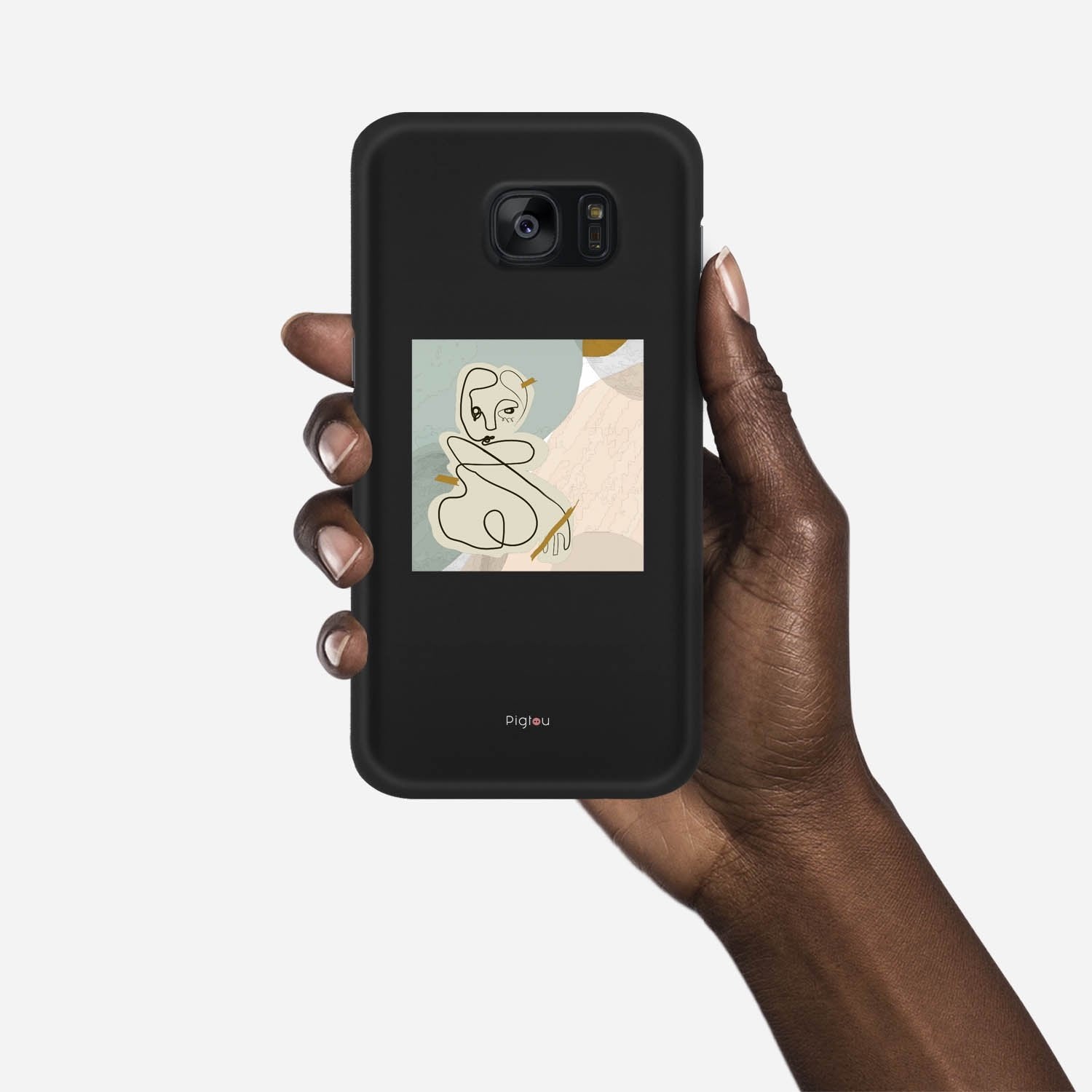 SILHOUETTE BEAUTY Samsung Galaxy S7 case - thin fit matte black (D165)