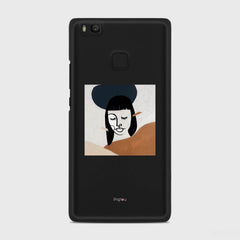 SILHOUETTE SUNSET Huawei P9 Lite case - thin fit matte black (D166)