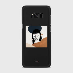 SILHOUETTE SUNSET Samsung Galaxy S8 Plus case - thin fit matte black (D166)