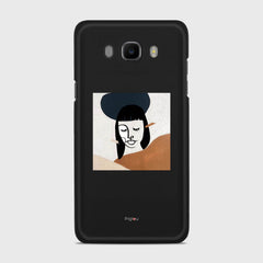 SILHOUETTE SUNSET Samsung Galaxy J7 (2016) case - thin fit matte black (D166)