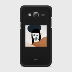 SILHOUETTE SUNSET Samsung Galaxy J5 (2015) case - thin fit matte black (D166)