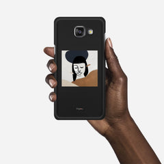 SILHOUETTE SUNSET Samsung Galaxy A5 (2016) case - thin fit matte black (D166)
