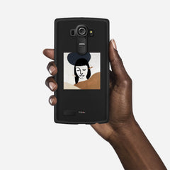 SILHOUETTE SUNSET LG G4 case - thin fit matte black (D166)