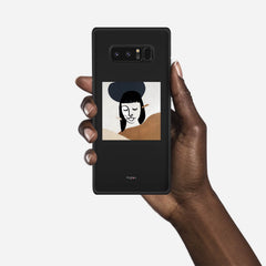 SILHOUETTE SUNSET Samsung Galaxy Note 8 case - thin fit matte black (D166)