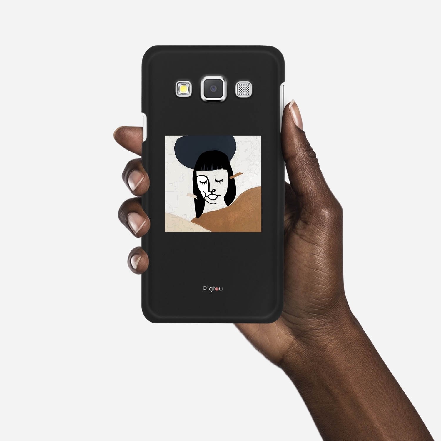SILHOUETTE SUNSET Samsung Galaxy A3 (2015) case - thin fit matte black (D166)