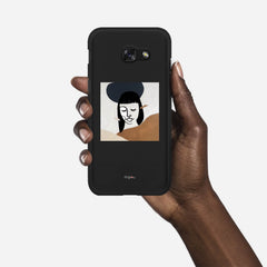 SILHOUETTE SUNSET Samsung Galaxy A5 (2017) case - thin fit matte black (D166)