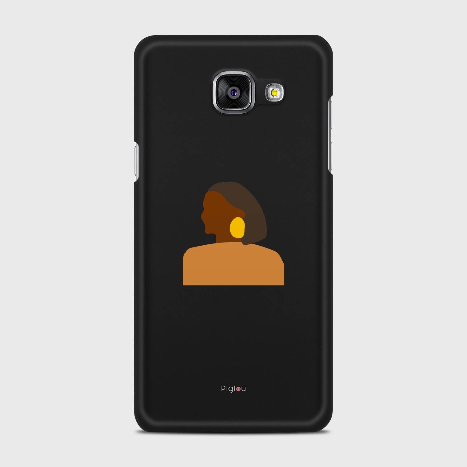 SILHOUETTE AFRICAN Samsung Galaxy A5 (2016) case - thin fit matte black (D167)