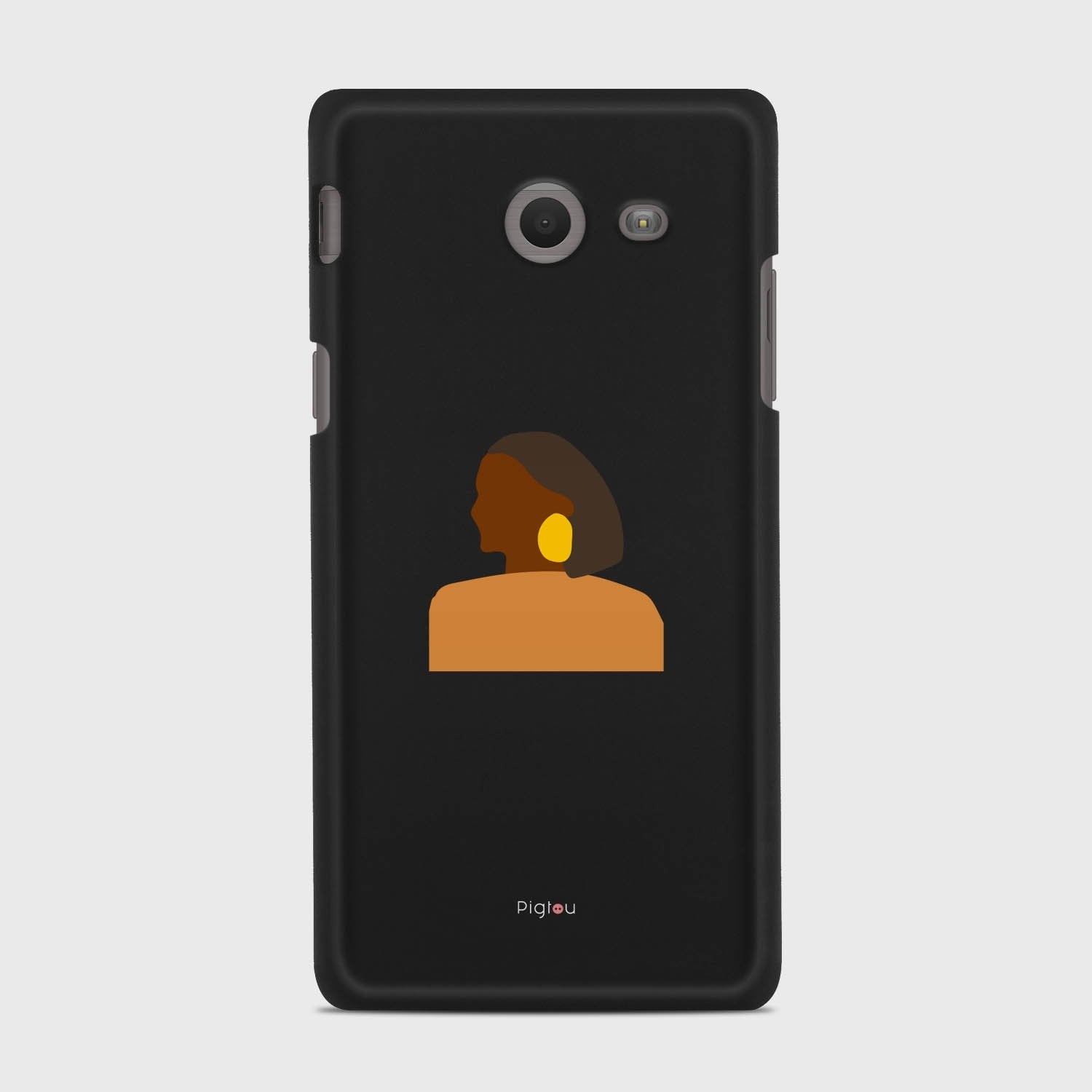 SILHOUETTE AFRICAN Samsung Galaxy J5 (2017) Verizon case - thin fit matte black (D167)