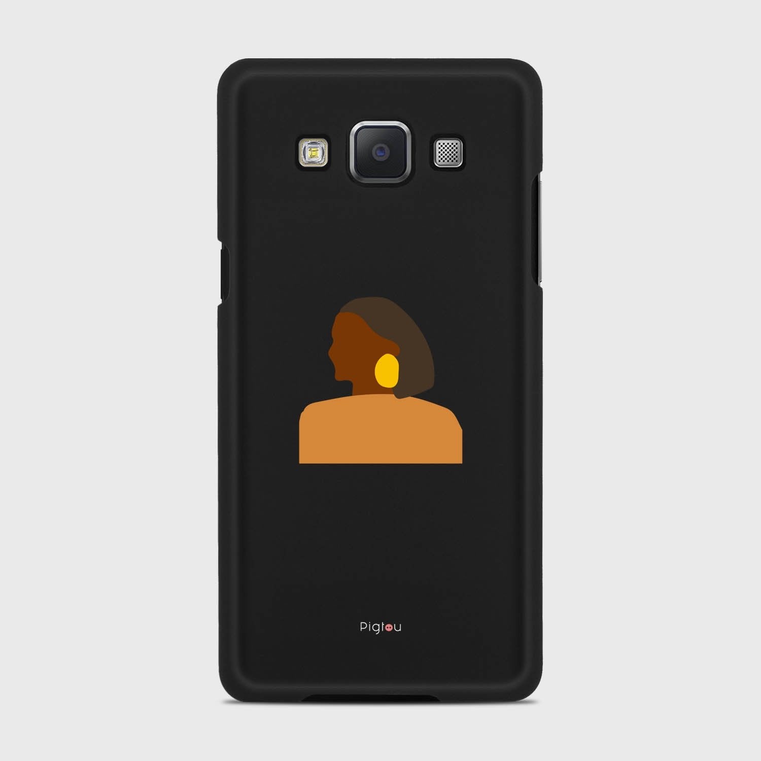 SILHOUETTE AFRICAN Samsung Galaxy A5 (2015) case - thin fit matte black (D167)