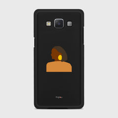 SILHOUETTE AFRICAN Samsung Galaxy A5 (2015) case - thin fit matte black (D167)