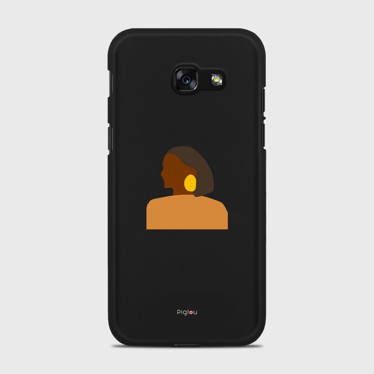 SILHOUETTE AFRICAN Samsung Galaxy A5 (2017) case - thin fit matte black (D167)