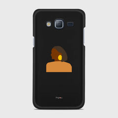 SILHOUETTE AFRICAN Samsung Galaxy J3 (2016) case - thin fit matte black (D167)