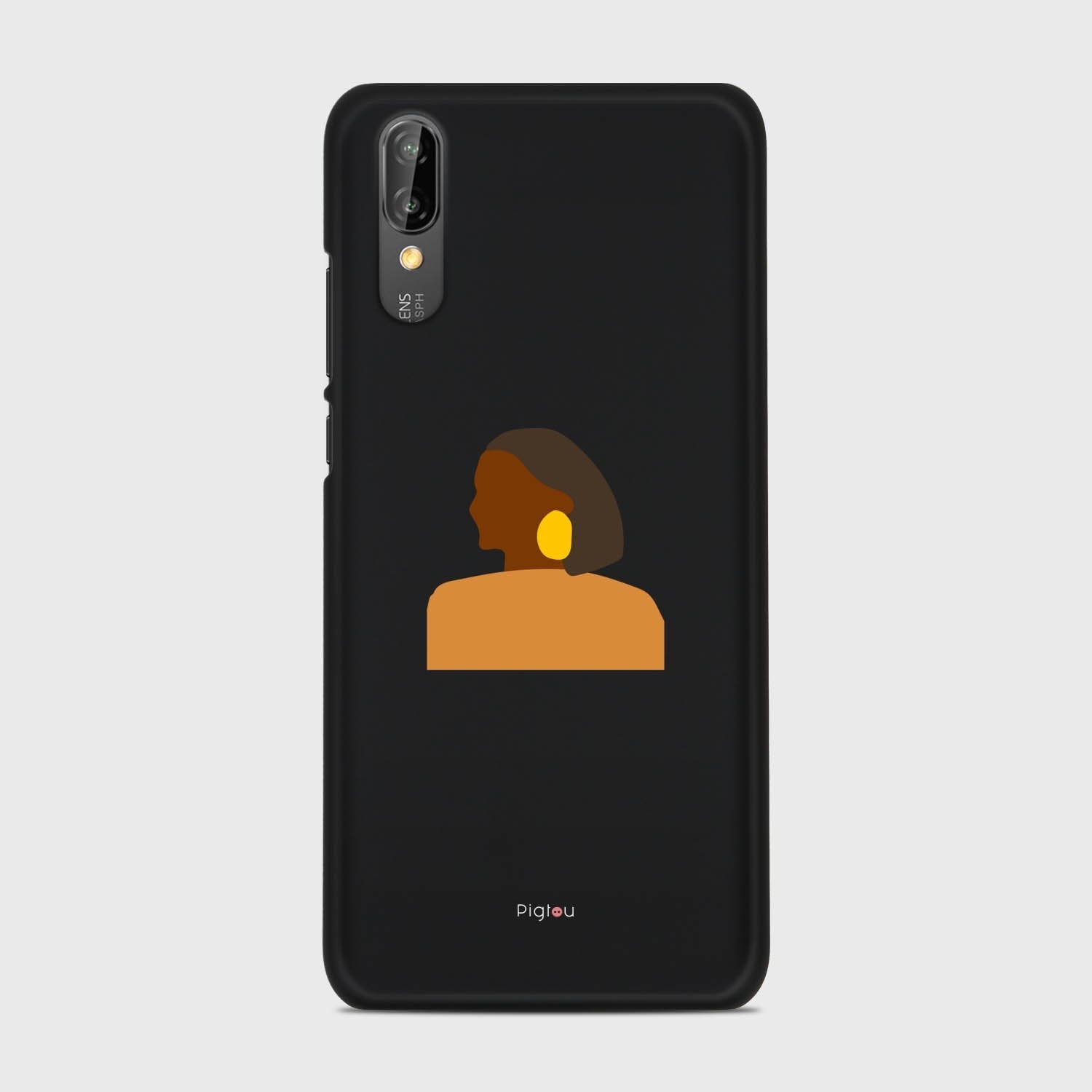 SILHOUETTE AFRICAN Huawei P20 case - thin fit matte black (D167)