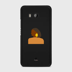SILHOUETTE AFRICAN HTC U11 case - thin fit matte black (D167)