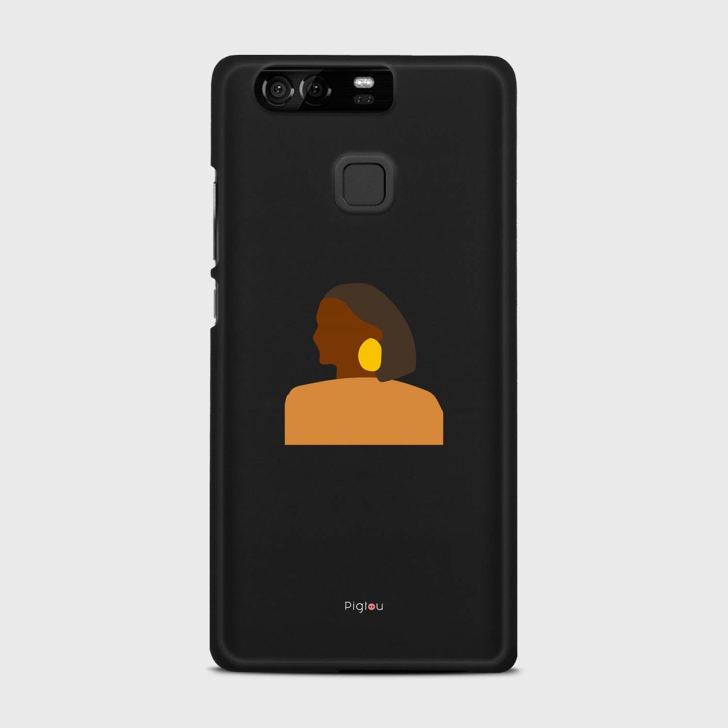 SILHOUETTE AFRICAN Huawei P9 case - thin fit matte black (D167)